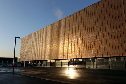 A Caixa cobre começou a ser construída em julho de 2009 e foi concluída em maio de 2011 / Foto: Londres 2012 
